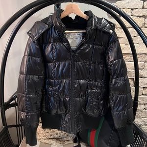 Black Winter Jacket OLD NAVY size L